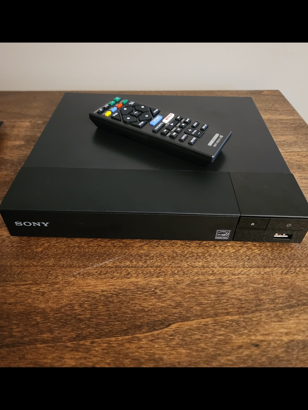 Sony Blu-ray/DVD Player with Remote - Black